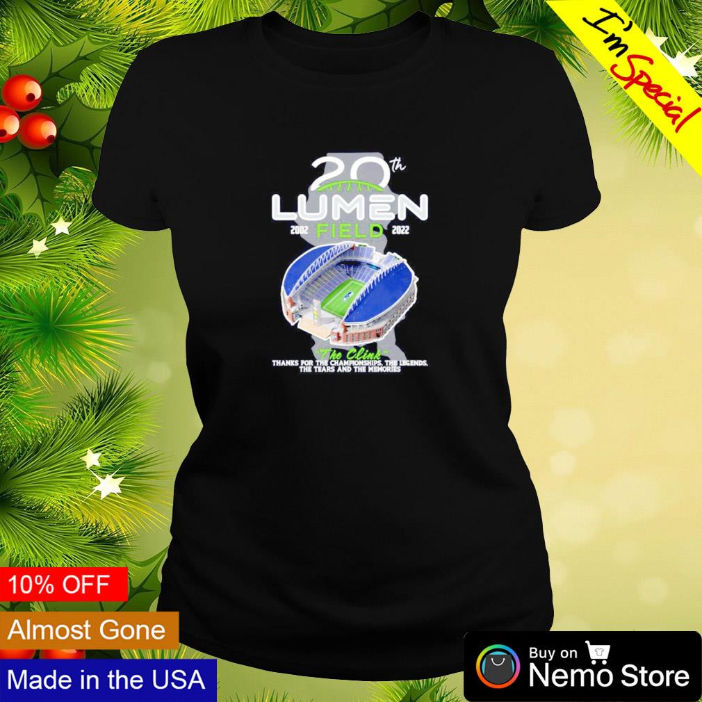 Seattle Seahawks 20th Lumen field 2002 2022 thank for - Adult & Kids T-Shirts, Sweatshirts & Hoodies apparel design preview 3