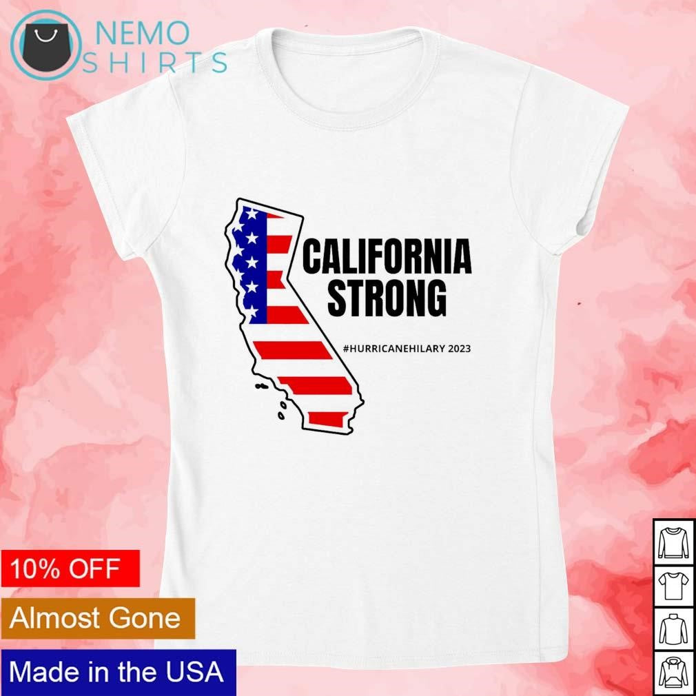 California strong hurricane Hilary 2023 map - Adult & Kids T-Shirts, Sweatshirts & Hoodies apparel design preview 4