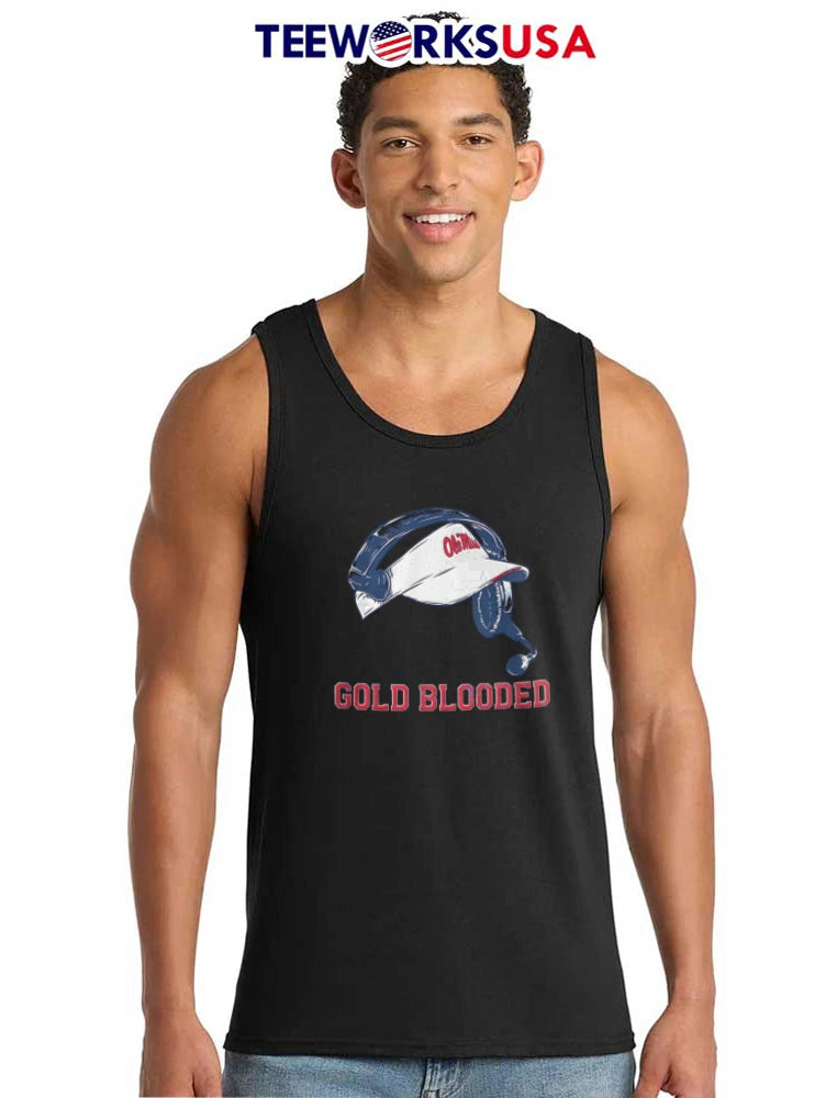 Ole Miss Rebels Gold Blooded headset and visor - Adult & Kids T-Shirts, Sweatshirts & Hoodies apparel design preview 6