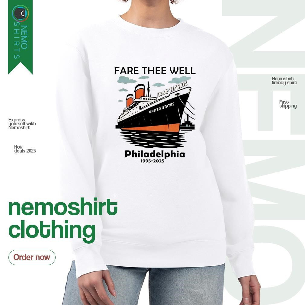 Fare thee well Philadelphia 1995 2025 United State - Adult & Kids T-Shirts, Sweatshirts & Hoodies apparel design preview 4