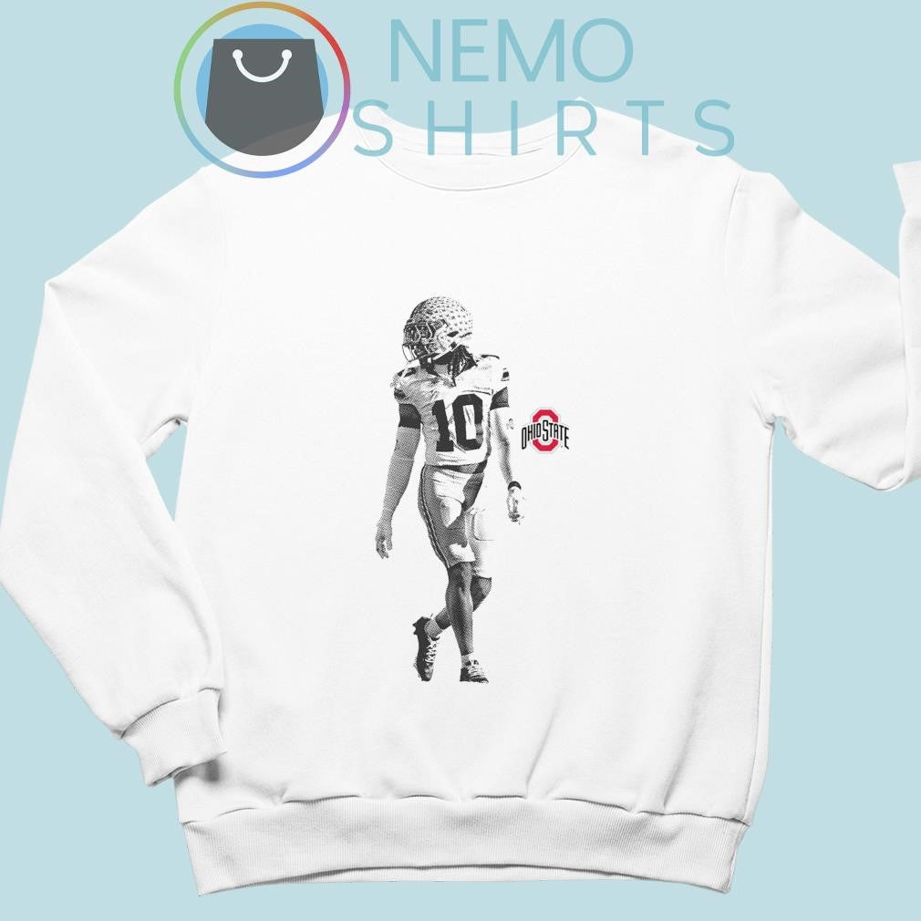 Denzel Burke Ohio State Buckeyes portrait - Adult & Kids T-Shirts, Sweatshirts & Hoodies apparel design preview 4