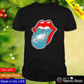 Philadelphia Eagles the rolling stones logo - Adult & Kids T-Shirts, Sweatshirts & Hoodies apparel design preview 1