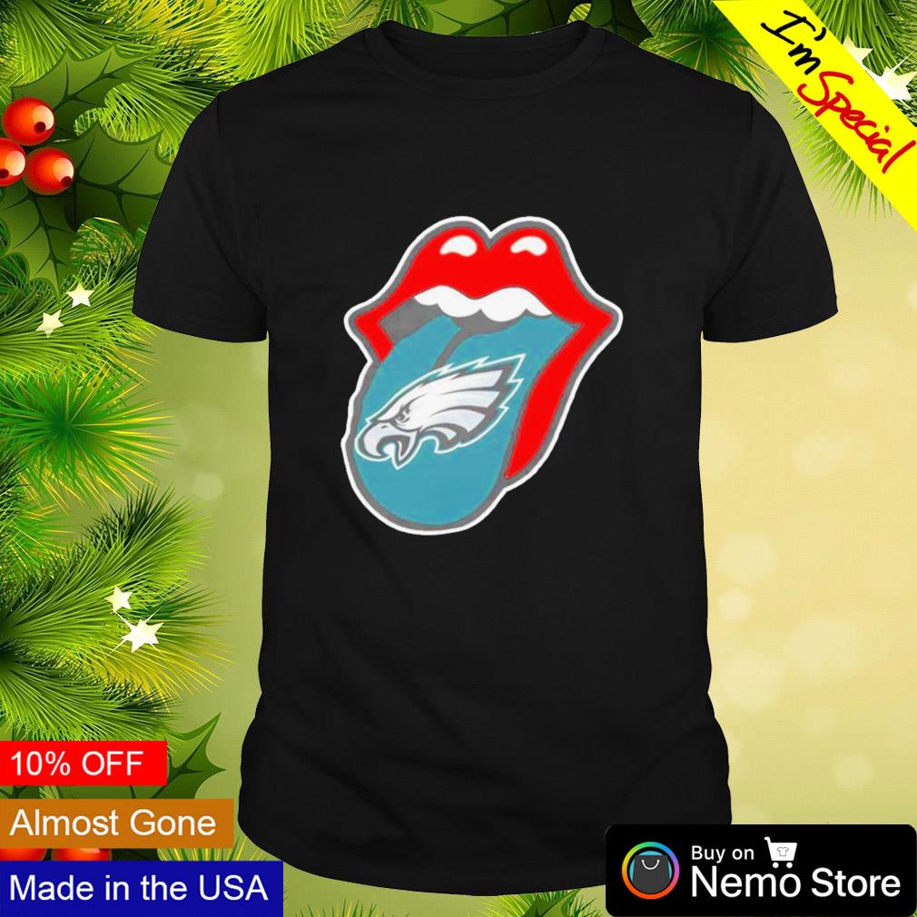 Philadelphia Eagles the rolling stones logo - Adult & Kids T-Shirts, Sweatshirts & Hoodies apparel design preview 1