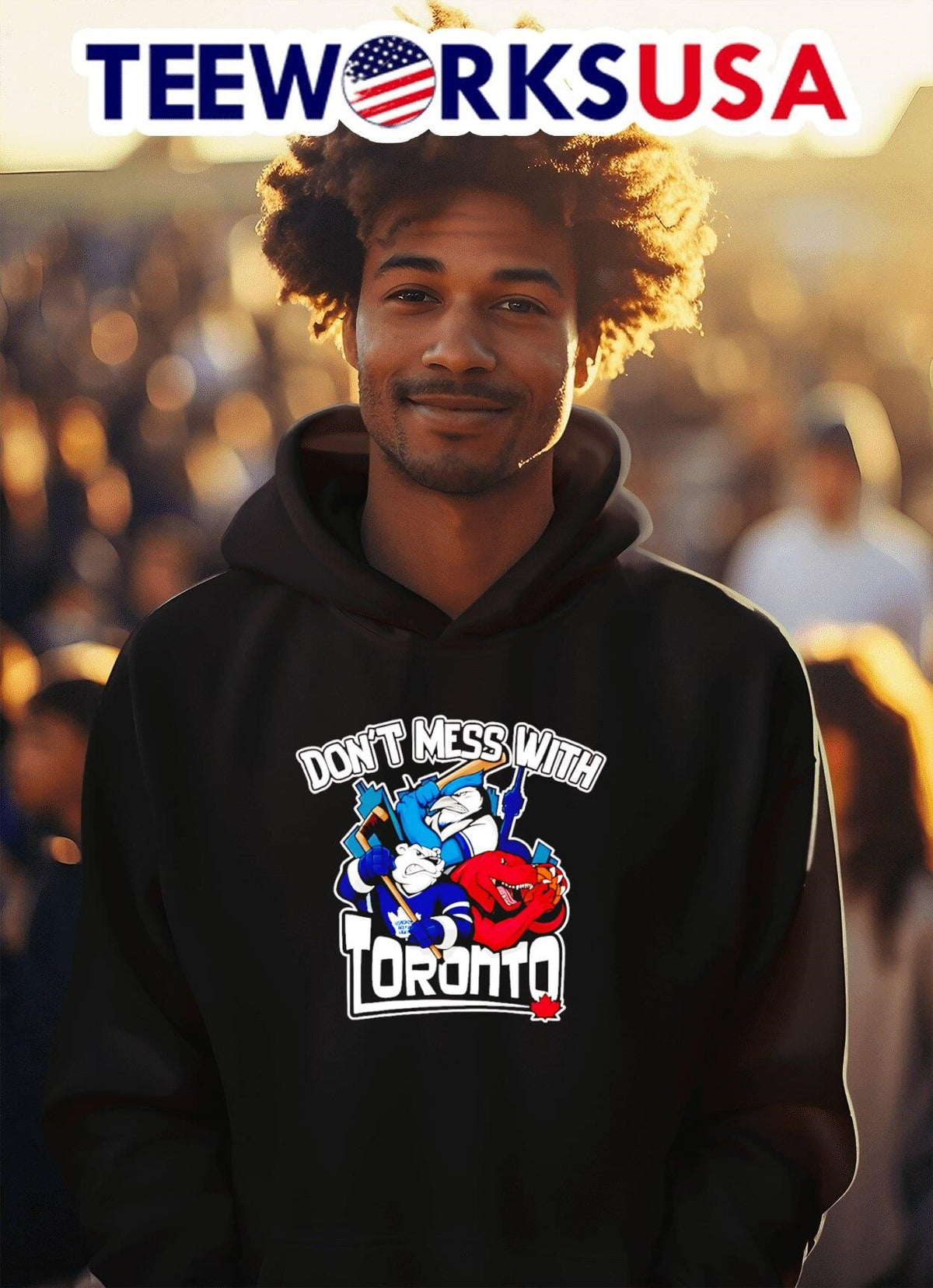 Don't mess with Toronto sport mascot - Adult & Kids T-Shirts, Sweatshirts & Hoodies apparel design preview 2