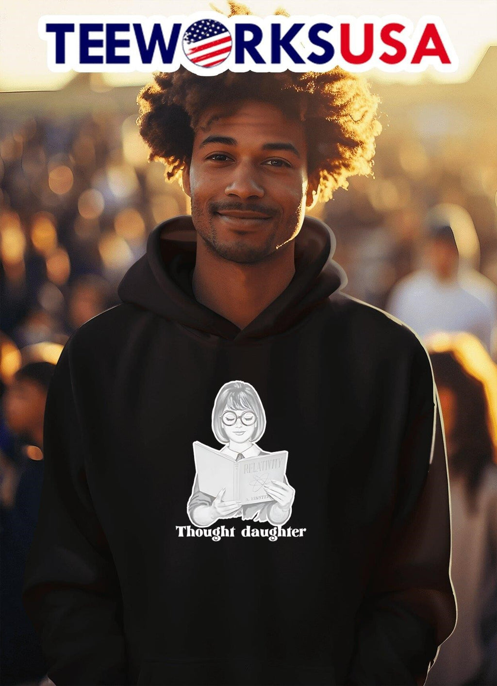 Thought daughter - Adult & Kids T-Shirts, Sweatshirts & Hoodies apparel design preview 2