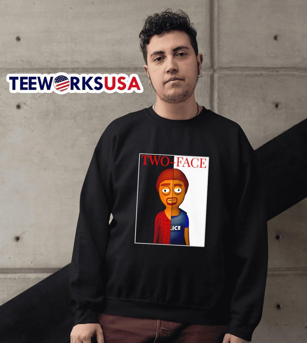 Scheduleshirts Two-Face - Adult & Kids T-Shirts, Sweatshirts & Hoodies apparel design preview 6