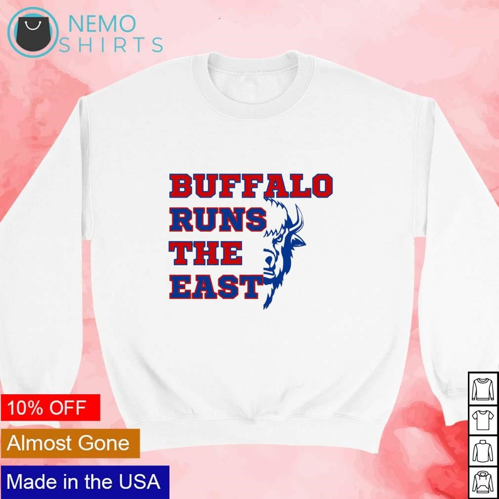 Buffalo runs the East - Adult & Kids T-Shirts, Sweatshirts & Hoodies apparel design preview 3