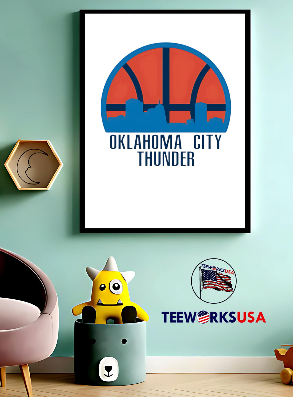 Oklahoma Basketball Team Ball City - Adult & Kids T-Shirts, Sweatshirts & Hoodies apparel design preview 3