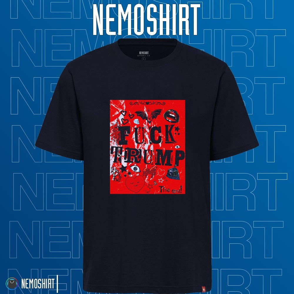 Fuck Trump the end statement - Adult & Kids T-Shirts, Sweatshirts & Hoodies apparel design preview 1