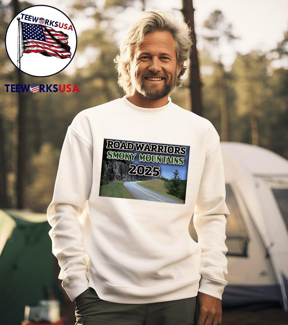 Road warriors smoky mountains 2025 - Adult & Kids T-Shirts, Sweatshirts & Hoodies apparel design preview 3