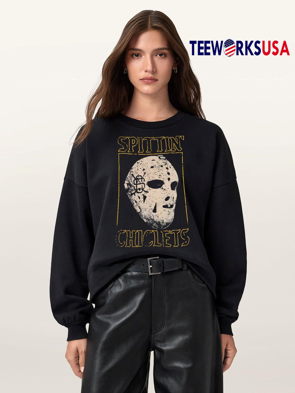 Best Spittin' Chiclets Gerry Cheevers Face retro - Adult & Kids T-Shirts, Sweatshirts & Hoodies apparel design preview 5