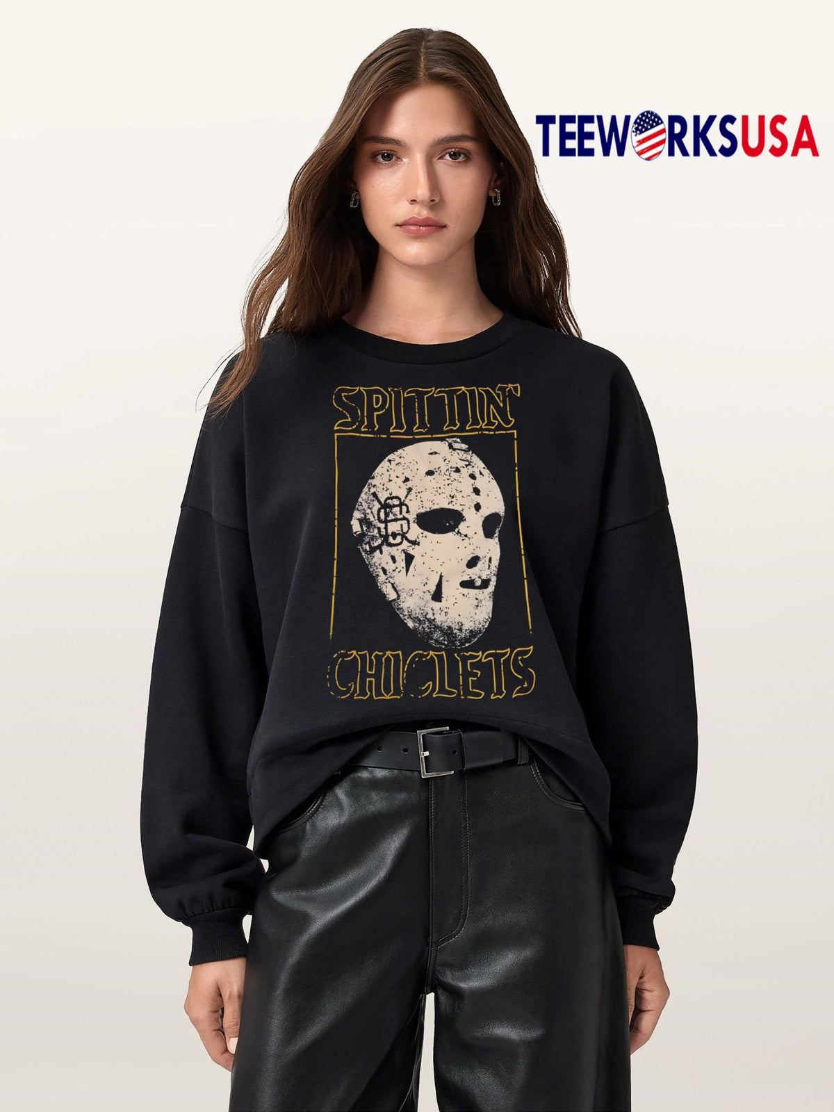 Best Spittin' Chiclets Gerry Cheevers Face retro - Adult & Kids T-Shirts, Sweatshirts & Hoodies apparel design preview 5