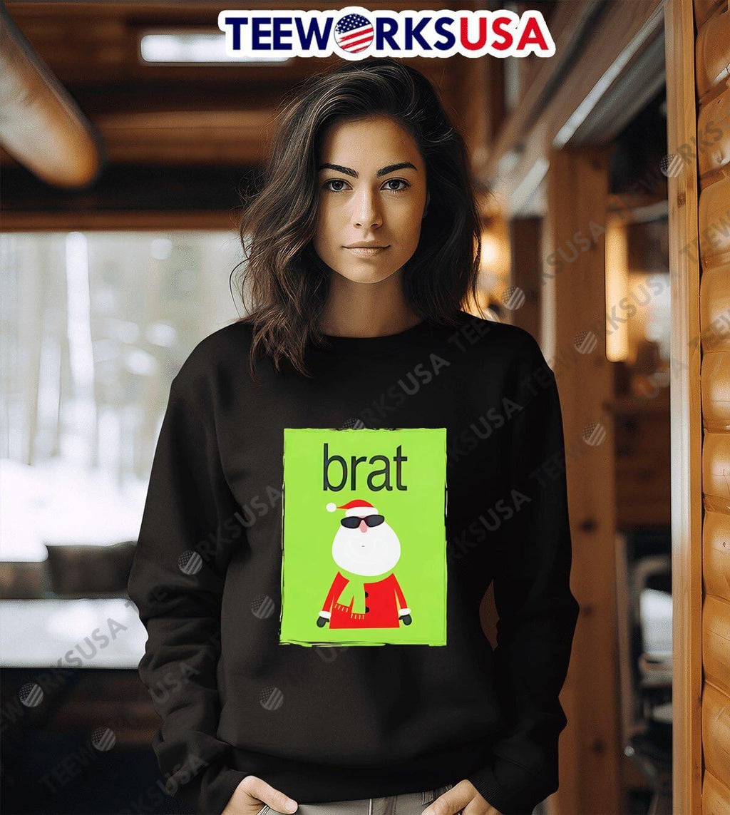 Brat Christmas 2024 - Adult & Kids T-Shirts, Sweatshirts & Hoodies apparel design preview 3