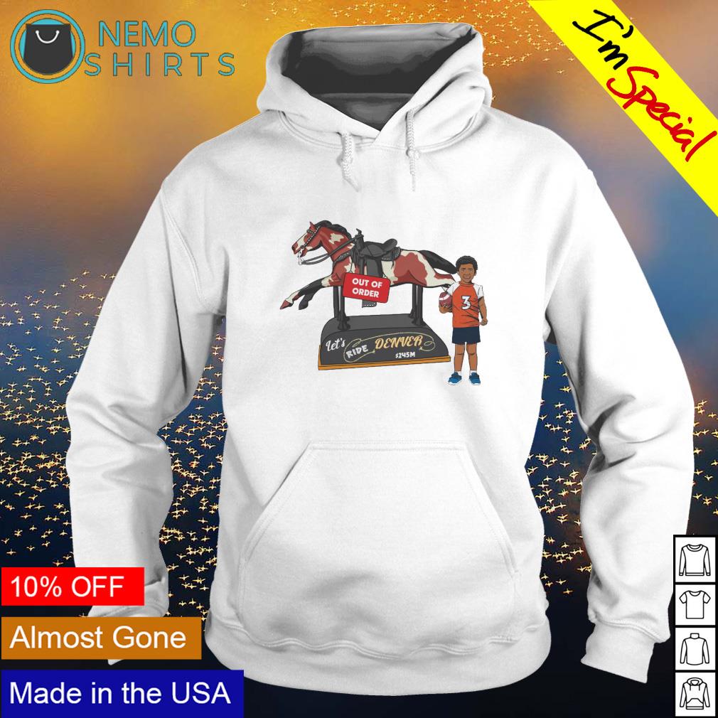 Let's ride Denver Broncos - Adult & Kids T-Shirts, Sweatshirts & Hoodies apparel design preview 2