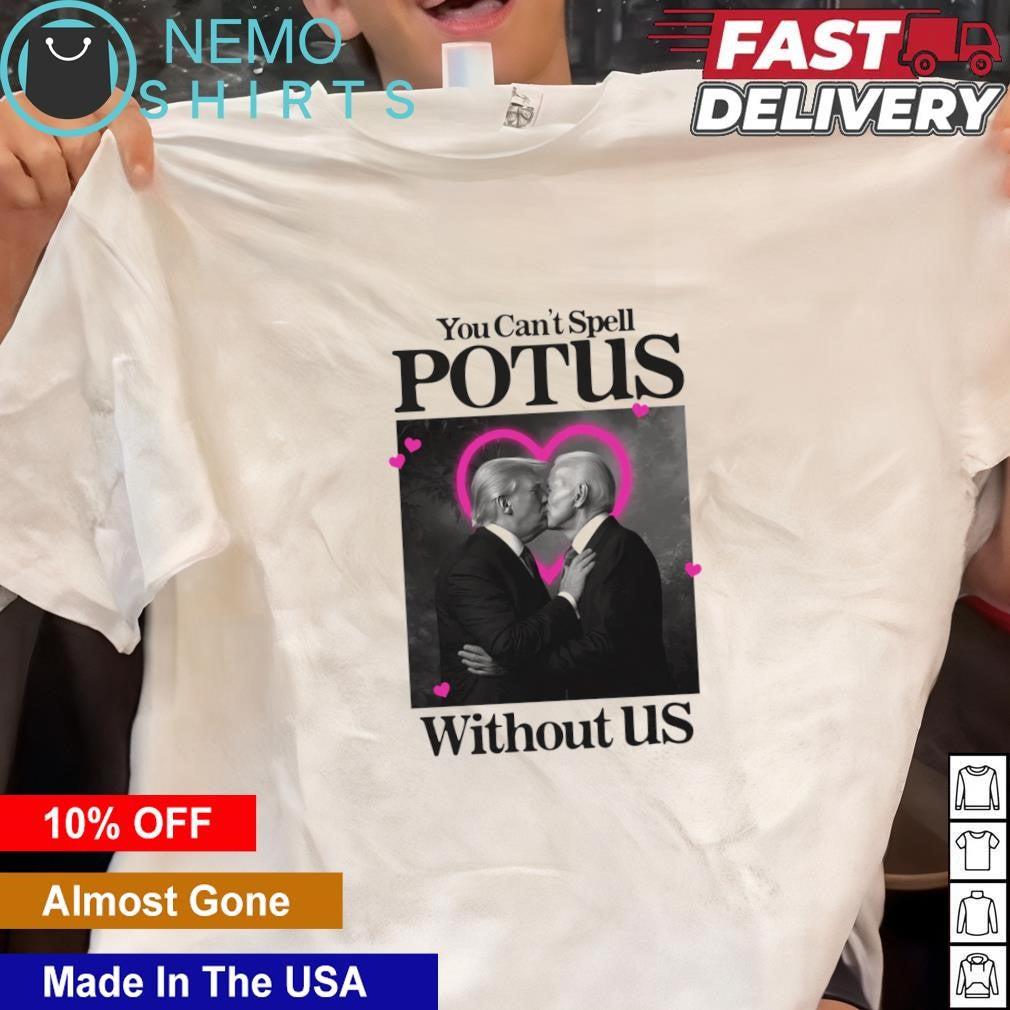 Can't spell potus without us Trump and Biden - Adult & Kids T-Shirts, Sweatshirts & Hoodies apparel design preview 1