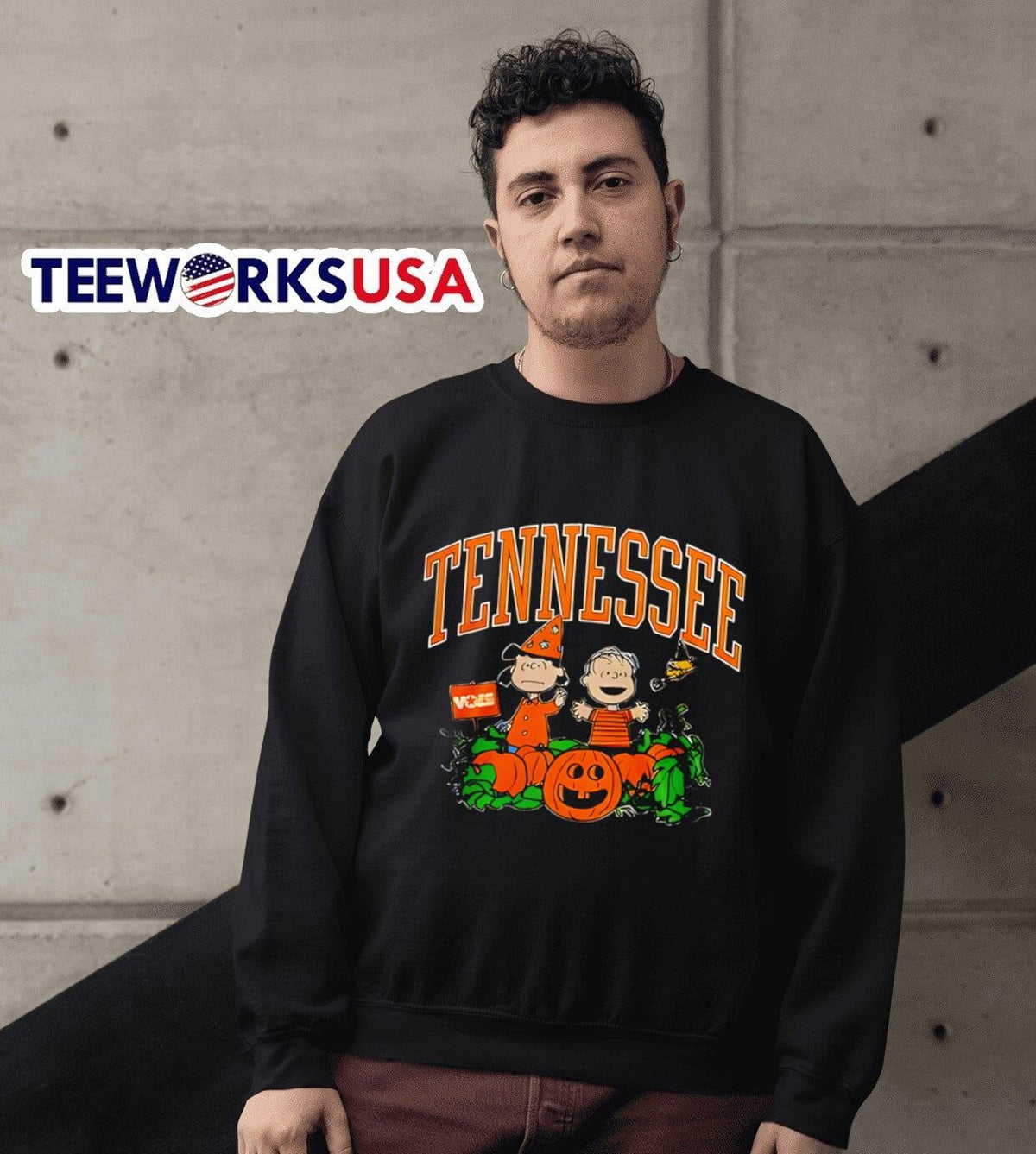 Tennessee Volunteers Snoopy 2025 Halloween - Adult & Kids T-Shirts, Sweatshirts & Hoodies apparel design preview 6