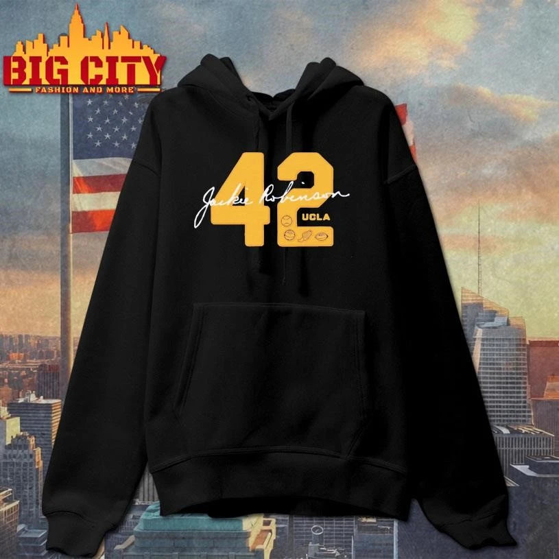 UCLA Jackie Robinson 42 Letterman - Adult & Kids T-Shirts, Sweatshirts & Hoodies apparel design preview 2