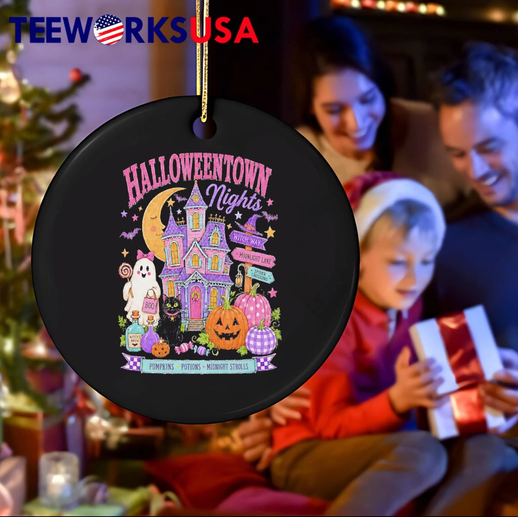 Halloweentown Nights Pumpkins Potions Midnight - Adult & Kids T-Shirts, Sweatshirts & Hoodies apparel design preview 4