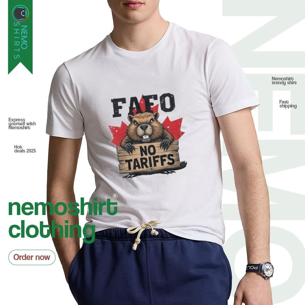 Canada Beaver FAFO no tariffs - Adult & Kids T-Shirts, Sweatshirts & Hoodies apparel design preview 1