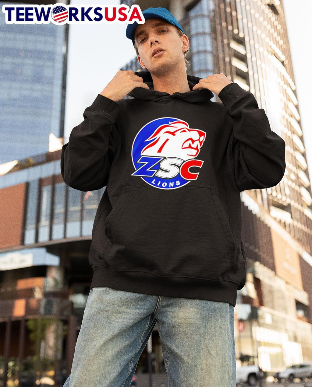 ZSC Lions Schweizer Meister 2025 logo - Adult & Kids T-Shirts, Sweatshirts & Hoodies apparel design preview 3