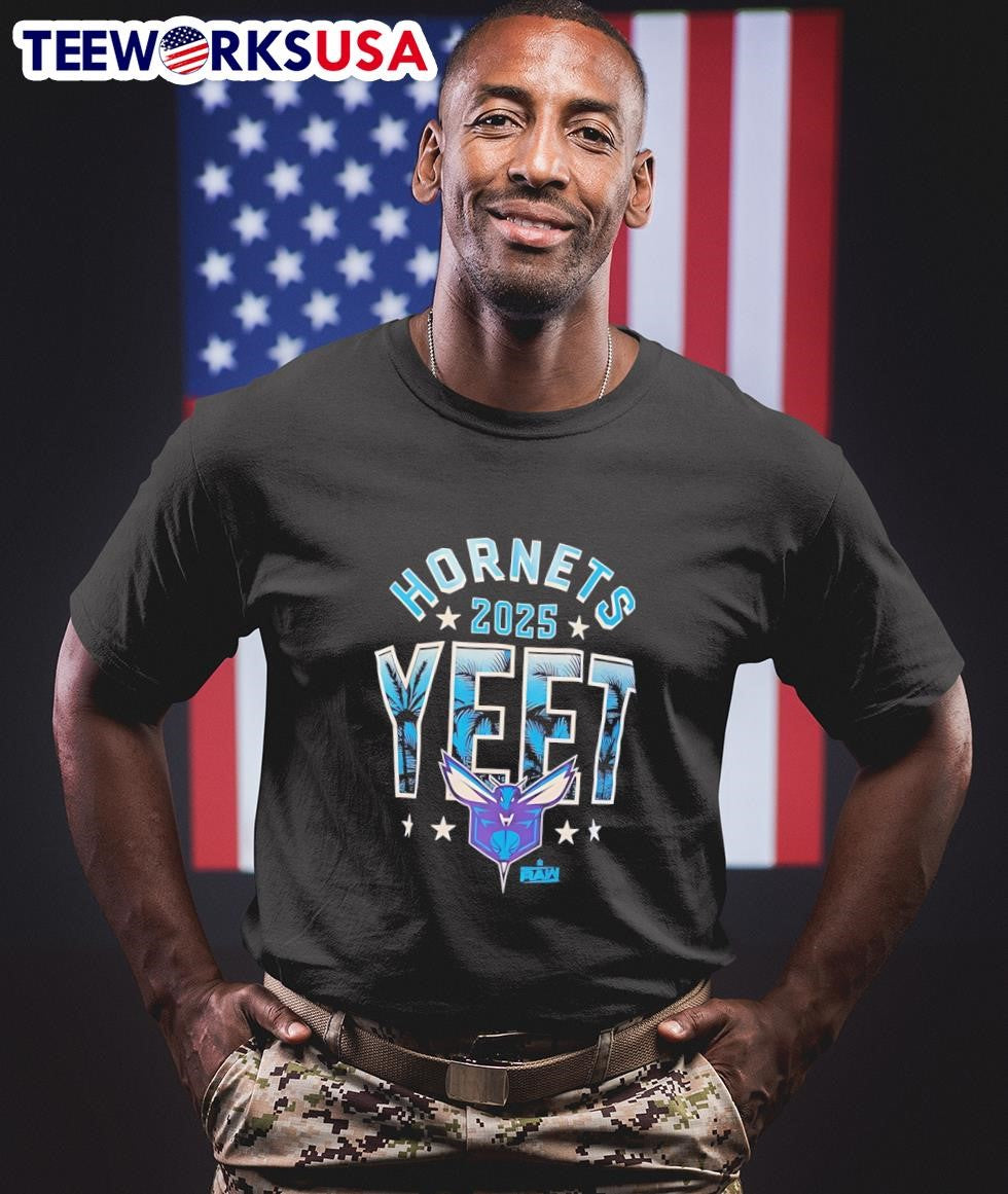 Hornets 2025 Yeet - Adult & Kids T-Shirts, Sweatshirts & Hoodies apparel design preview 1
