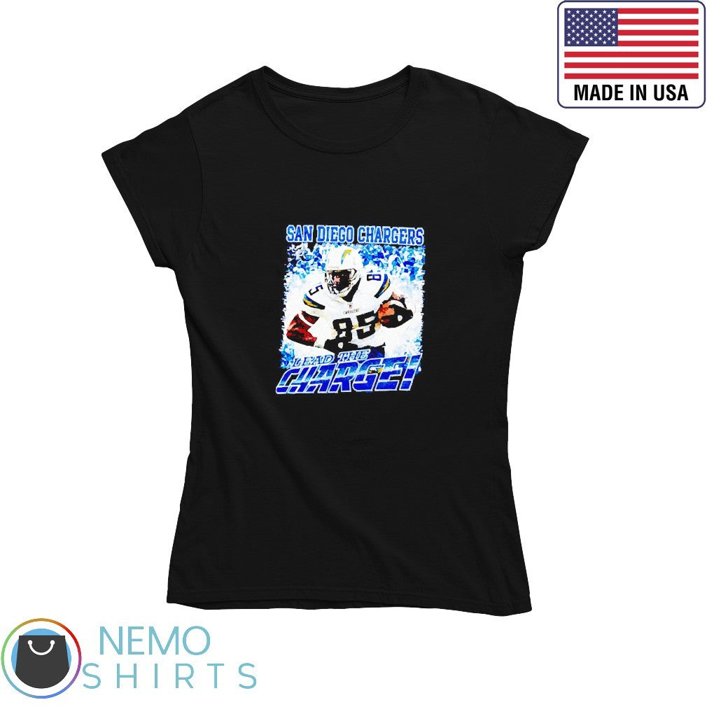 San Diego Chargers lead the Charge vintage graphic - Adult & Kids T-Shirts, Sweatshirts & Hoodies apparel design preview 4