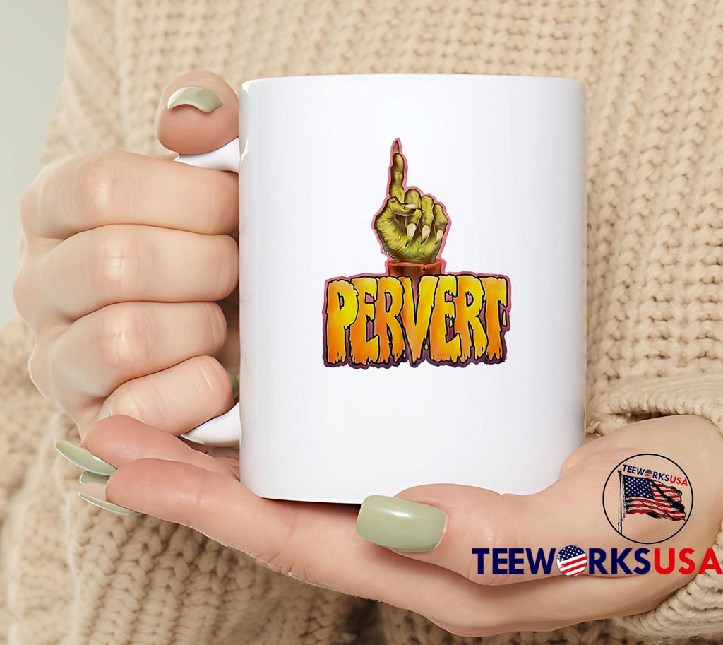 Monster Hand Pointing Up Pervert - Adult & Kids T-Shirts, Sweatshirts & Hoodies apparel design preview 4
