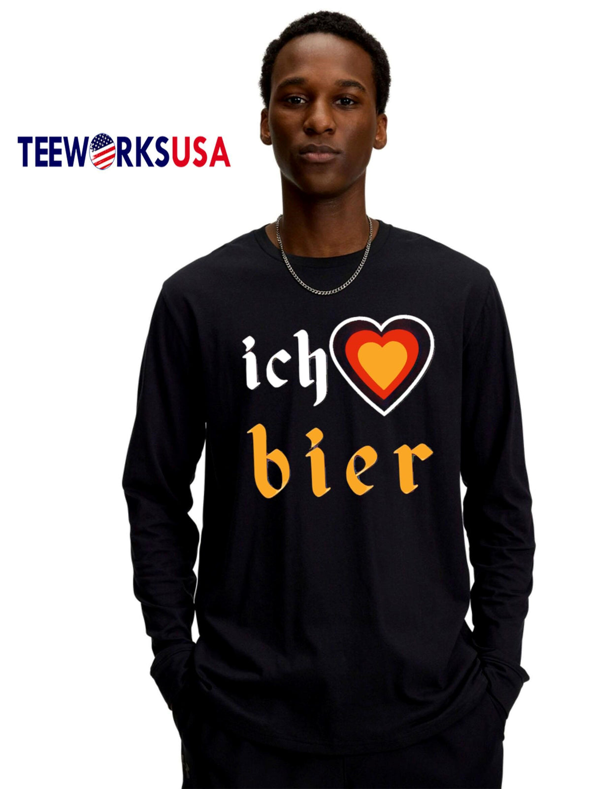 Ich Heart Bier - Adult & Kids T-Shirts, Sweatshirts & Hoodies apparel design preview 4