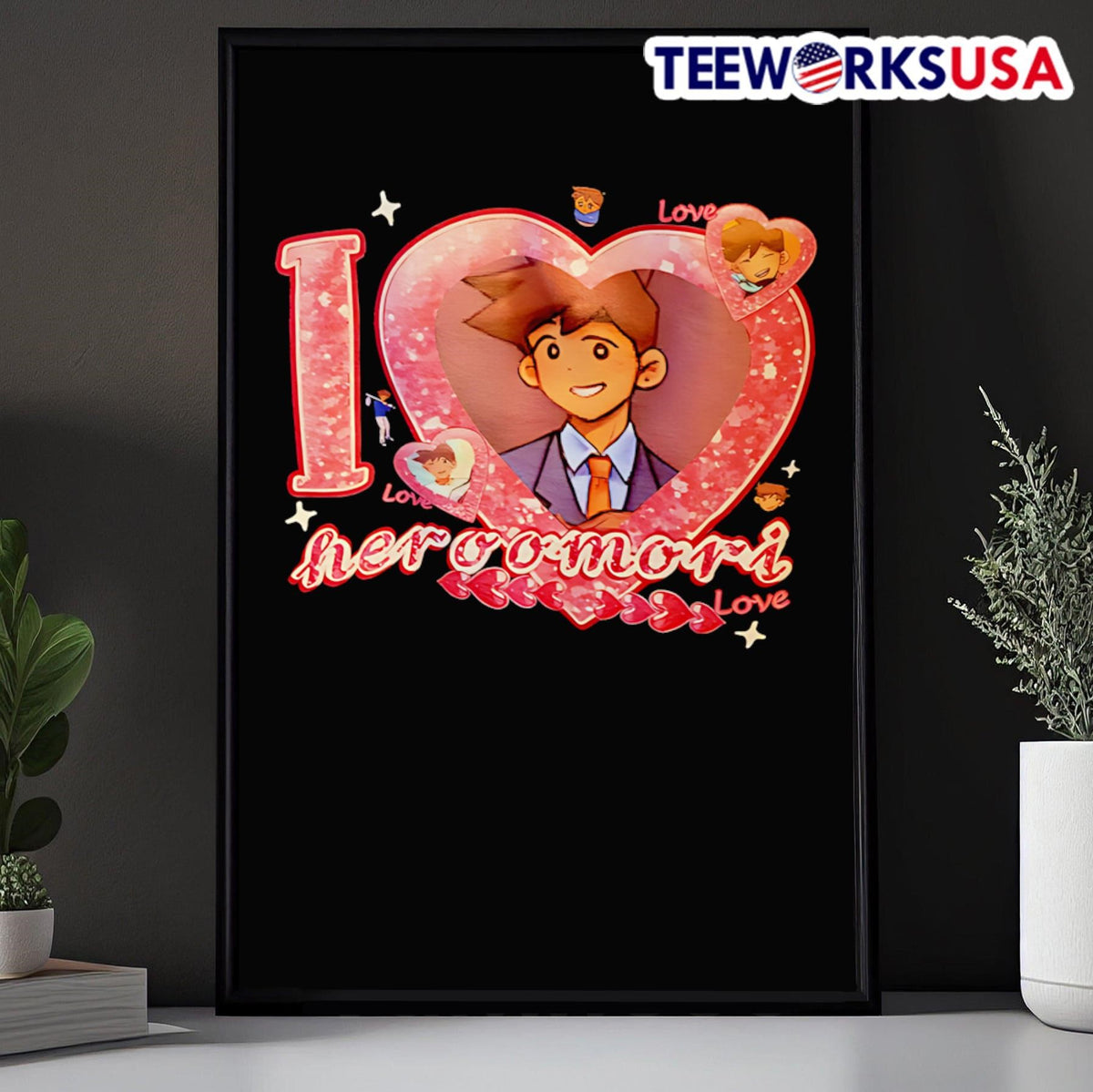 I love hero omori - Adult & Kids T-Shirts, Sweatshirts & Hoodies apparel design preview 5