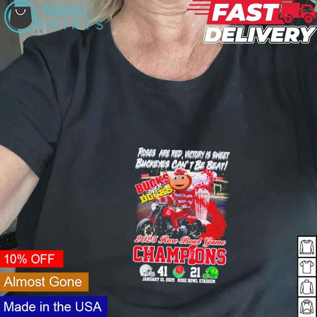 Ohio State Buckeyes roses are red victory is sweet - Adult & Kids T-Shirts, Sweatshirts & Hoodies apparel design preview 2