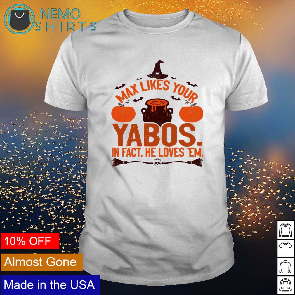 Hocus Pocus max likes your yabos in fact he loves 'em - Adult & Kids T-Shirts, Sweatshirts & Hoodies apparel design preview 1