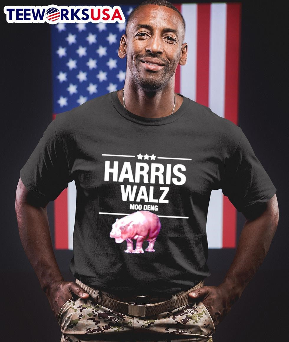 Harris Walz moo deng - Adult & Kids T-Shirts, Sweatshirts & Hoodies apparel design preview 1