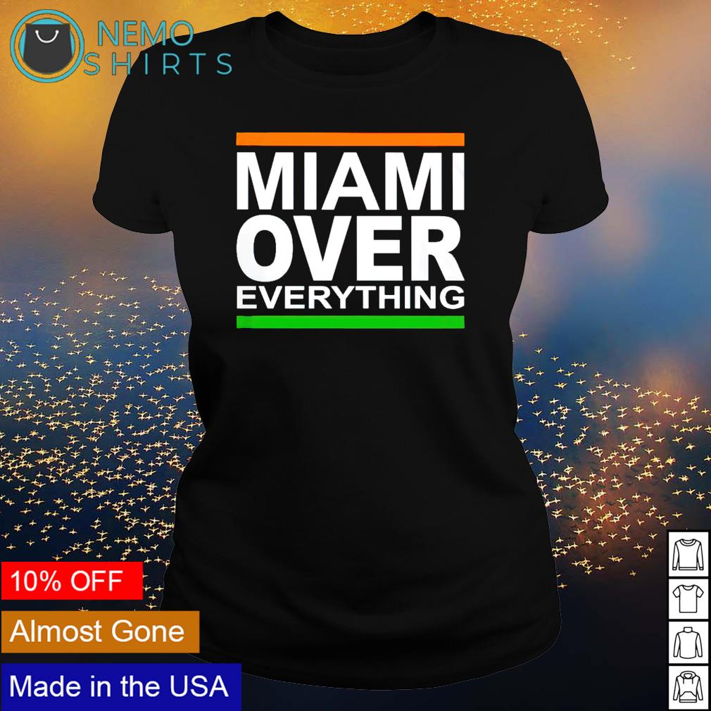 David Cooney Miami Hurricanes over everything - Adult & Kids T-Shirts, Sweatshirts & Hoodies apparel design preview 3
