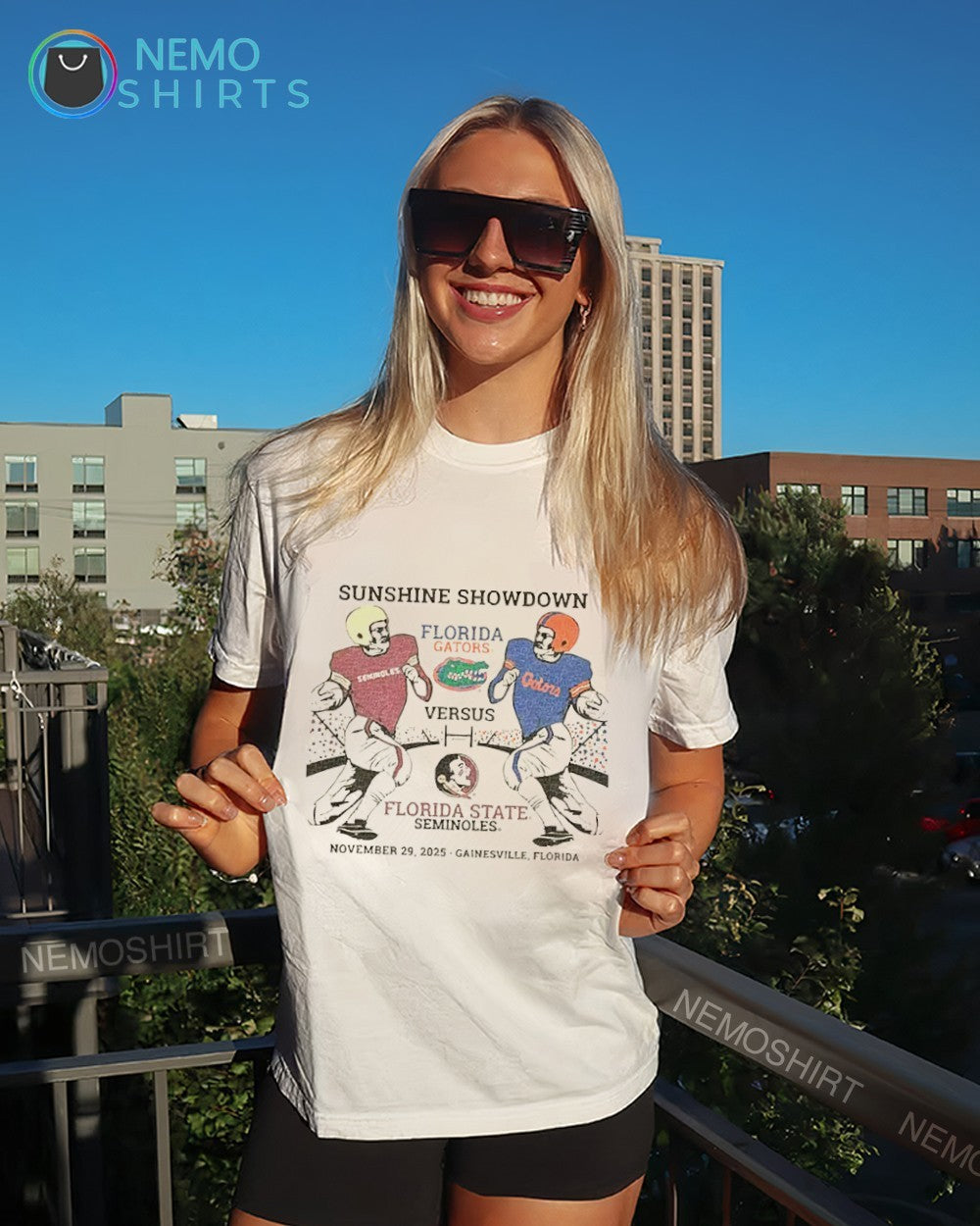 Sunshine Showdown Florida Gators vs State Seminoles - Adult & Kids T-Shirts, Sweatshirts & Hoodies apparel design preview 6