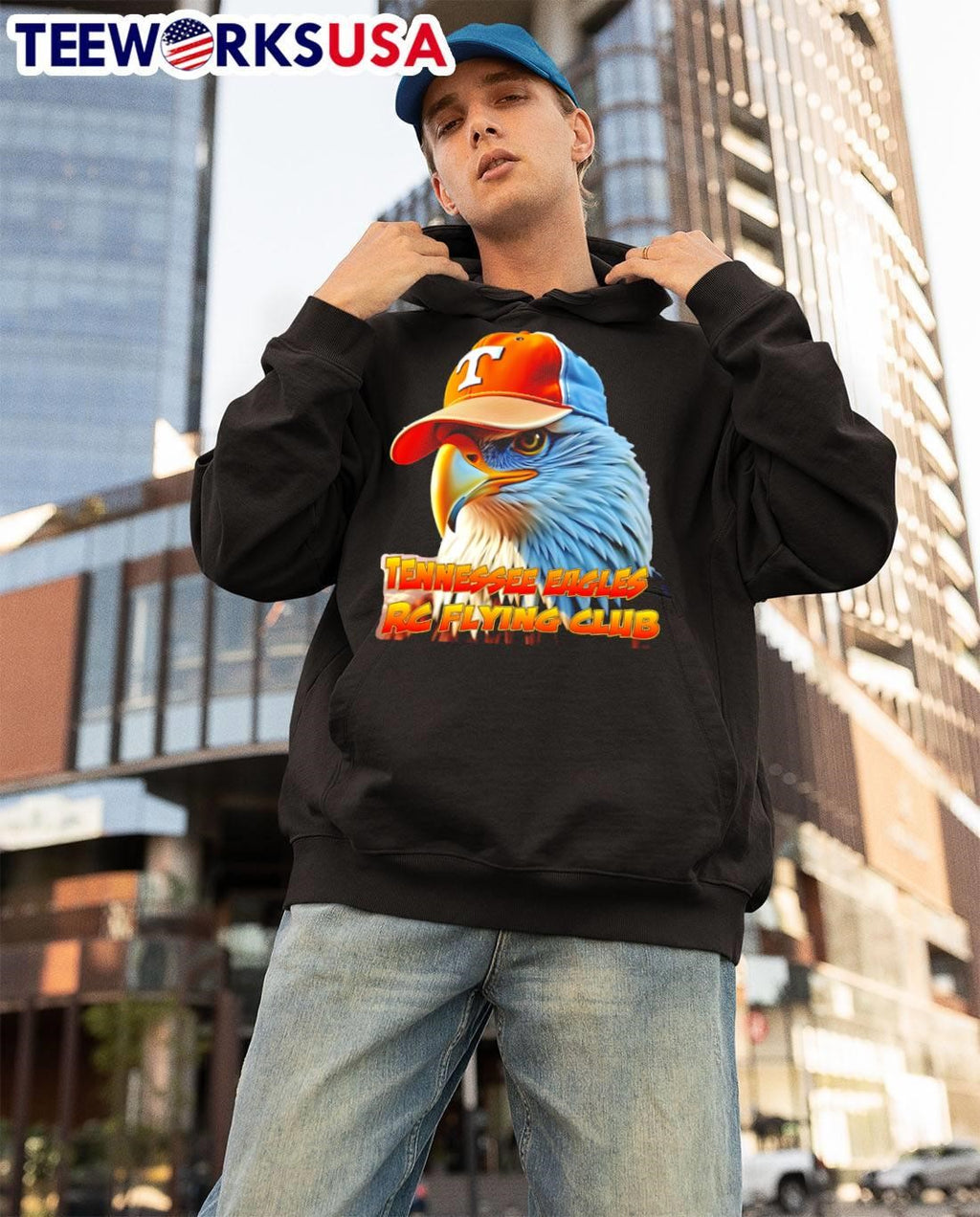 Tennessee Eagles RC Flying Club - Adult & Kids T-Shirts, Sweatshirts & Hoodies apparel design preview 3
