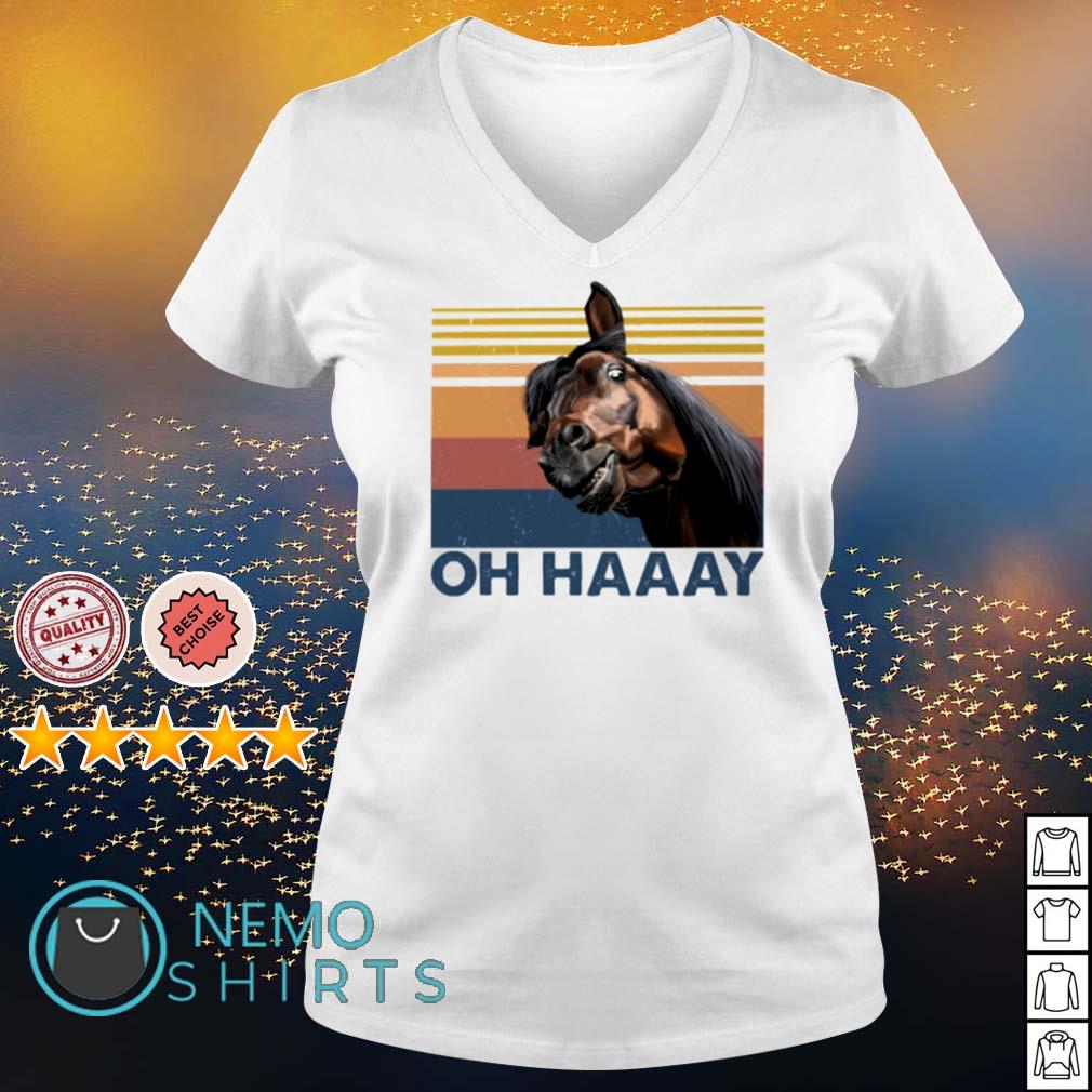 Horse Oh Haaay vintage - Adult & Kids T-Shirts, Sweatshirts & Hoodies apparel design preview 5