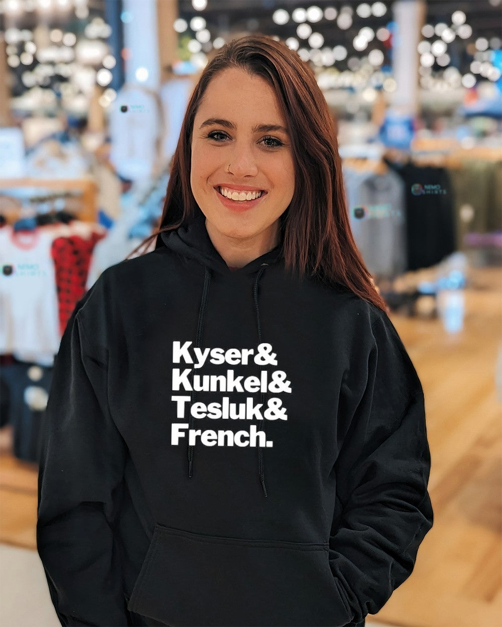 Kyser Kunkel Tesluk French - Adult & Kids T-Shirts, Sweatshirts & Hoodies apparel design preview 5