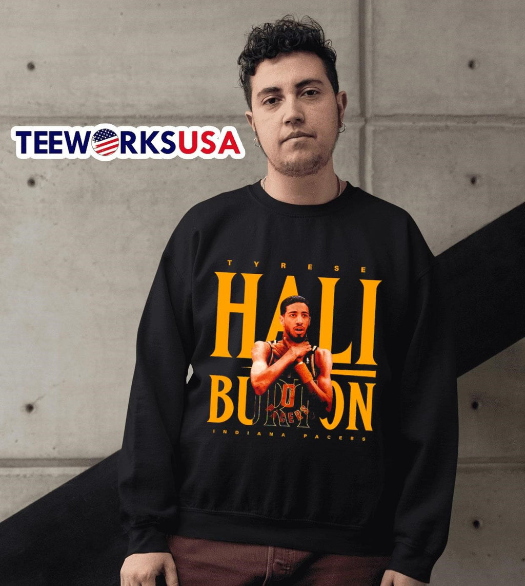 Indiana Pacers Tyrese Haliburton Reggie Miller choke - Adult & Kids T-Shirts, Sweatshirts & Hoodies apparel design preview 3