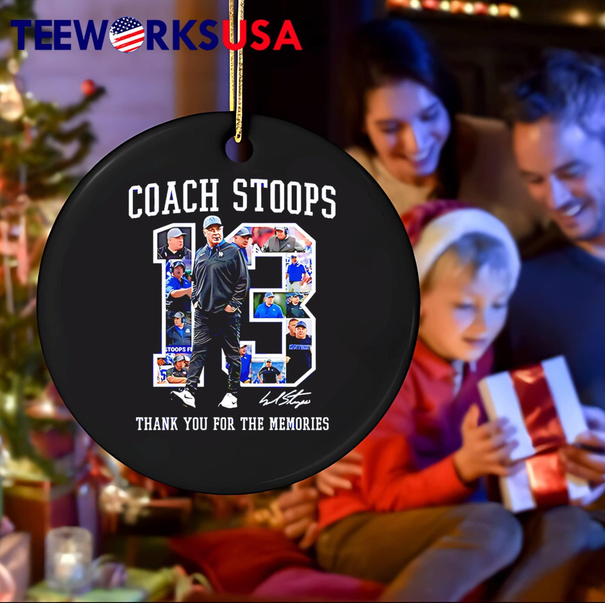 Awesome Kentucky Wildcats Thank You Coach Stoops 2025 - Adult & Kids T-Shirts, Sweatshirts & Hoodies apparel design preview 4