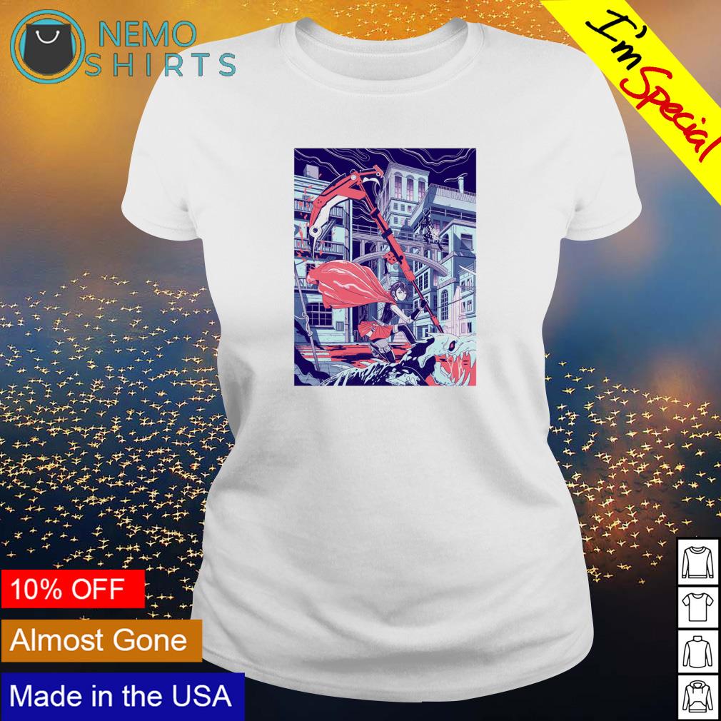 Ruby grimm street fight - Adult & Kids T-Shirts, Sweatshirts & Hoodies apparel design preview 3