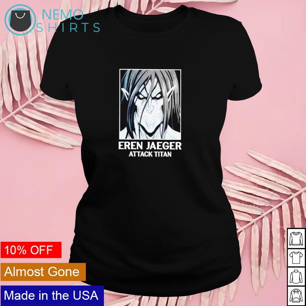 Eren Jaeger attack titan - Adult & Kids T-Shirts, Sweatshirts & Hoodies apparel design preview 4