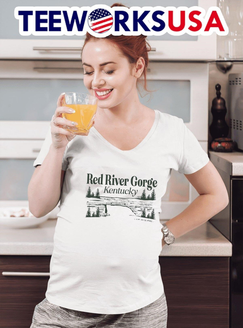 The Red River Gorge Arches Kentucky - Adult & Kids T-Shirts, Sweatshirts & Hoodies apparel design preview 4