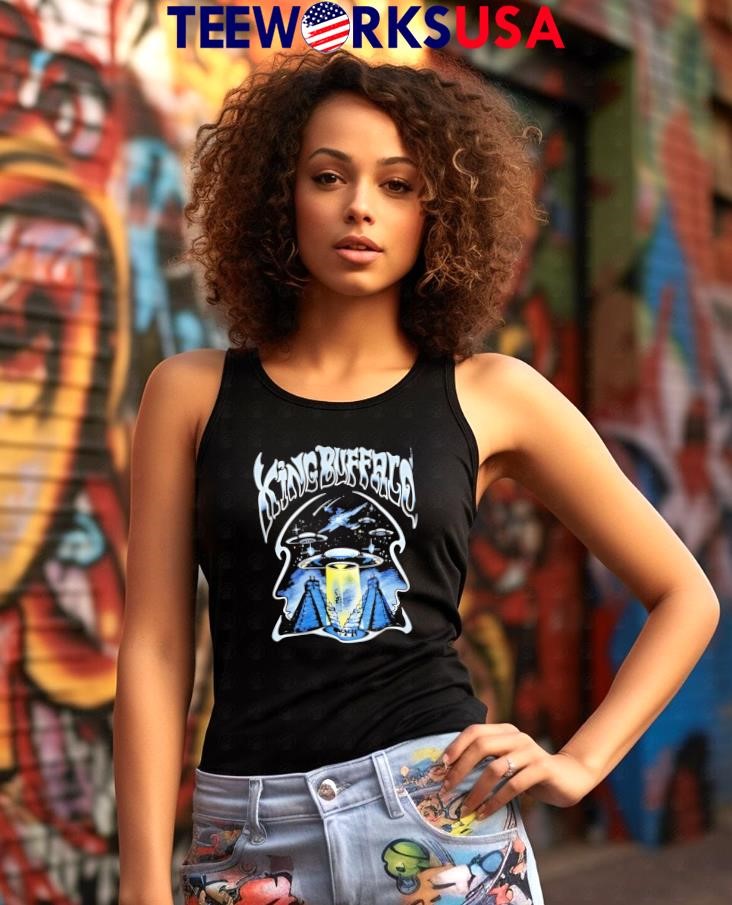 King Buffalo Ufo classic - Adult & Kids T-Shirts, Sweatshirts & Hoodies apparel design preview 7