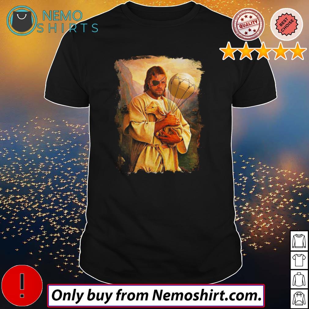 Big Boss Jesus hug Sheep - Adult & Kids T-Shirts, Sweatshirts & Hoodies apparel design preview 1