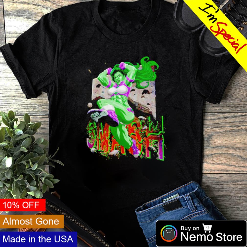 She Hulk smash - Adult & Kids T-Shirts, Sweatshirts & Hoodies apparel design preview 1