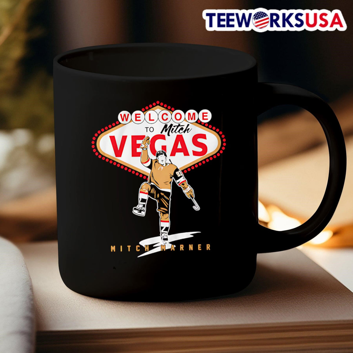 Welcome to Mitch Vegas Mitchell Marner - Adult & Kids T-Shirts, Sweatshirts & Hoodies apparel design preview 3