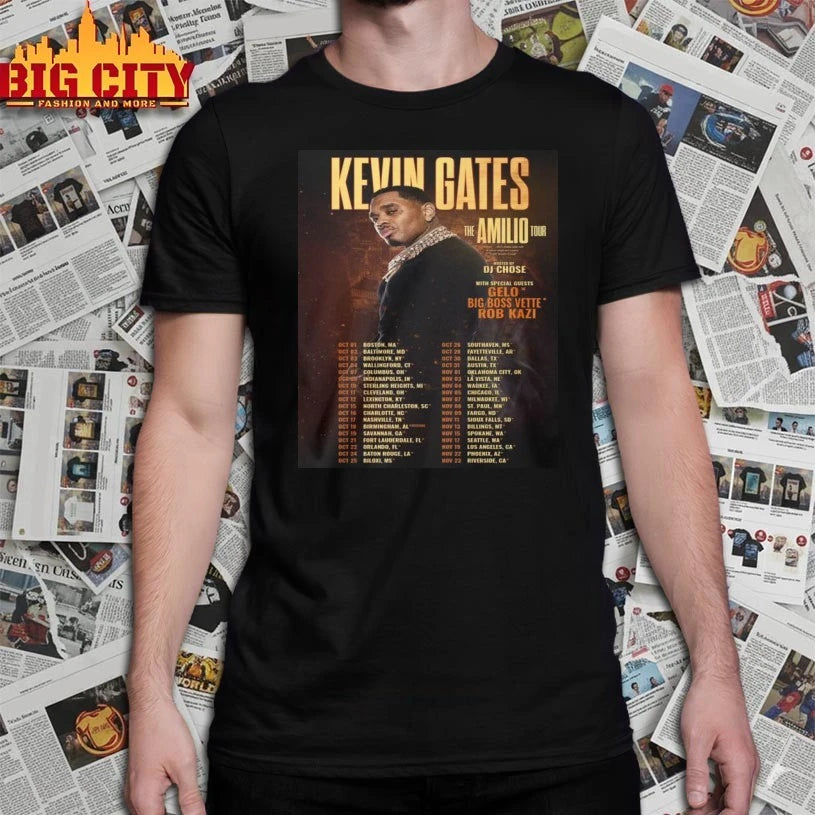 Kevin Gates The Amilio Tour 2025 Exclusive - Adult & Kids T-Shirts, Sweatshirts & Hoodies apparel design preview 1