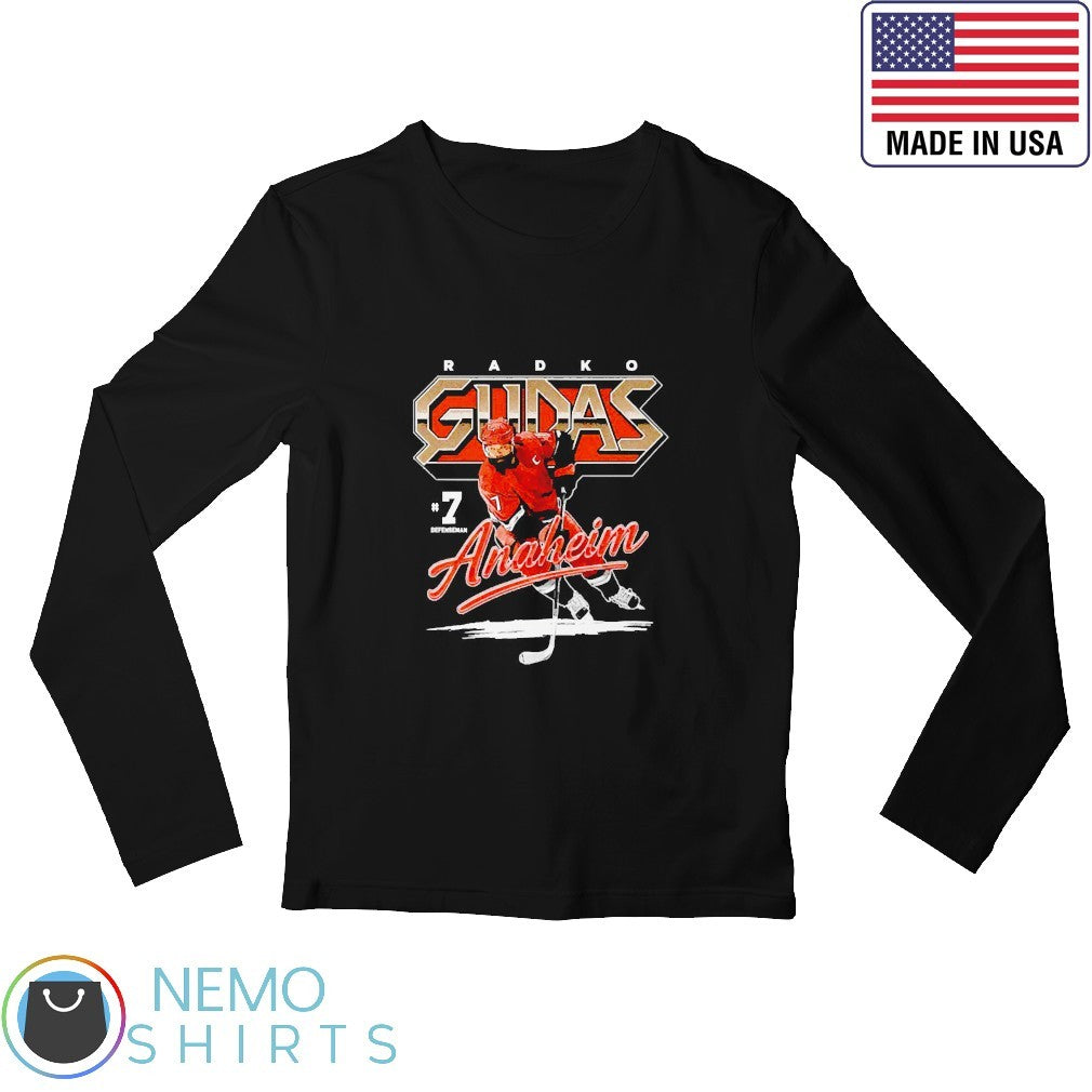 Radko Gudas Anaheim Ducks vintage graphic - Adult & Kids T-Shirts, Sweatshirts & Hoodies apparel design preview 3