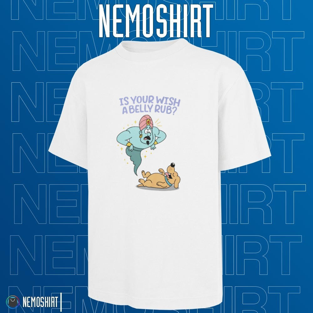 Is your wish abelly rub genie and dog - Adult & Kids T-Shirts, Sweatshirts & Hoodies apparel design preview 1