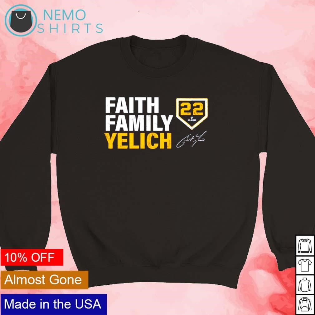 Faith family Yelich 22 signature - Adult & Kids T-Shirts, Sweatshirts & Hoodies apparel design preview 5
